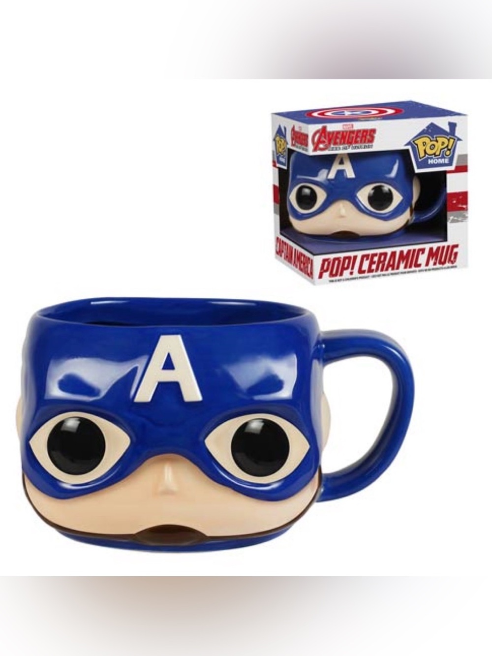 Funko Pop Captain America 12oz Coffee Mug! New, no box!